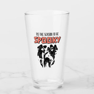 Tis the Season to be Spooky Creepy Halloween  Glass