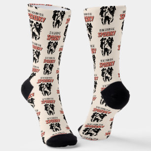 Tis the Season to be Spooky Creepy Halloween  Socks