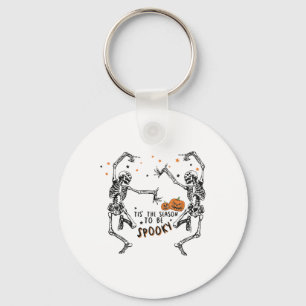 Tis The Season To Be Spooky Fall Halloween Dancing Keychain