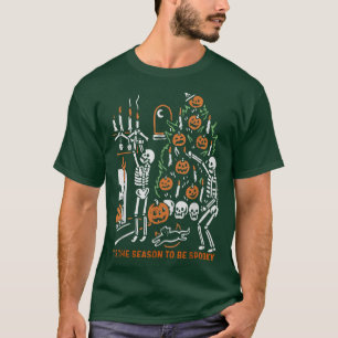 Tis The Season To Be Spooky Funny Halloween & Chri T-Shirt