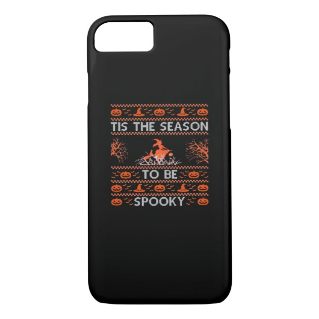 Tis The Season To Be Spooky Funny Trendy Case-Mate iPhone Case (Back)