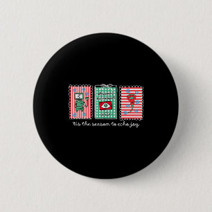 Tis The Season To Echo Joy Christmas Stamp Ultraso 2 Inch Round Button