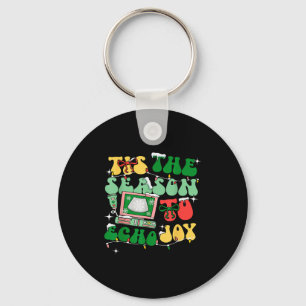 Tis The Season To Echo Joy Xmas Sonographer Ultras Keychain