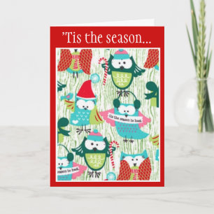 'Tis the Season to Hoot Holiday Card