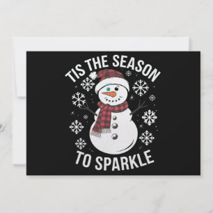 Tis The Season To Sparkle Christmas Holiday Gift Card