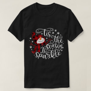 Tis The Season To Sparkle Design T-Shirt