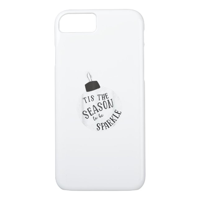 Tis The Season To Sparkle Holiday Cute Fun Case-Mate iPhone Case (Back)