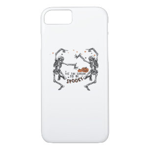 Tis The Season To Spooky Halloween Skeleton Retro Case-Mate iPhone Case