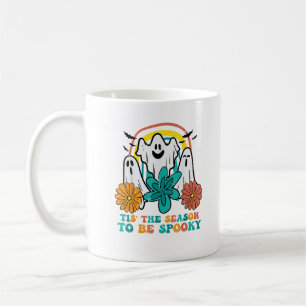 Tis The Season To Spooky Retro Halloween Women Coffee Mug