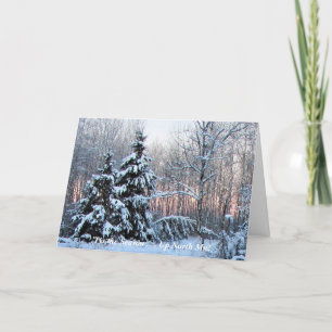 'Tis the Season Up North  Mn!  Merry Christmas Thank You Card
