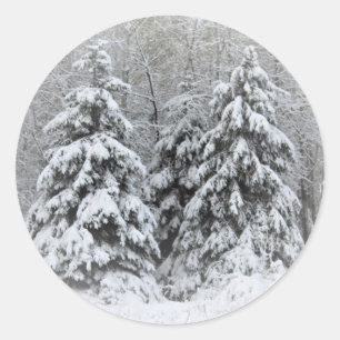 'Tis the Season . . . Winter Holiday Classic Round Sticker