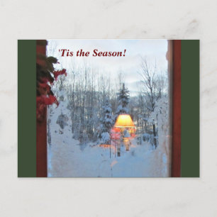 'Tis the Season Winter Holiday Postcard