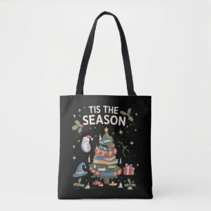 Tis the Season Wizard School Christmas Cozy Magic Tote Bag