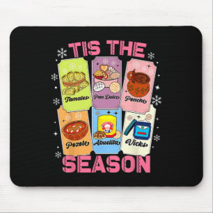 Tis The Season Xmas Card Mexican Christmas Pan Dul Mouse Pad