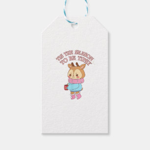Tis The SeasonTo Tipsy - Drinking Christmas Gift Tags