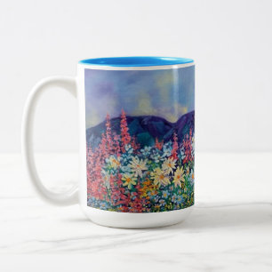 Tisha' s Garden Two-Tone Coffee Mug