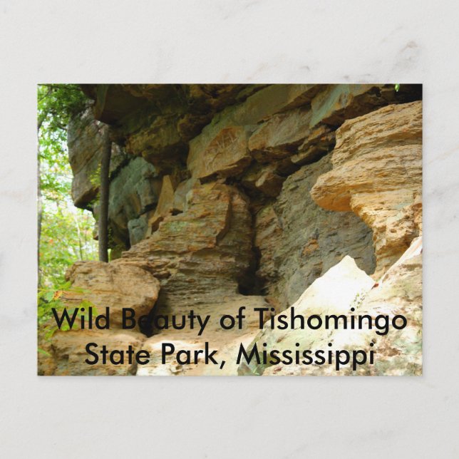 Tishomingo Rock Formation II Postcard (Front)