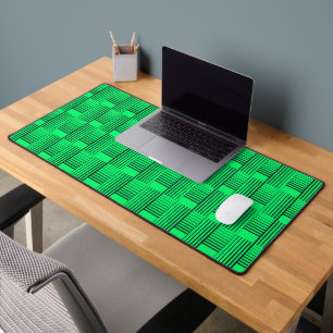Tissage Abstrait Sur Neon Green