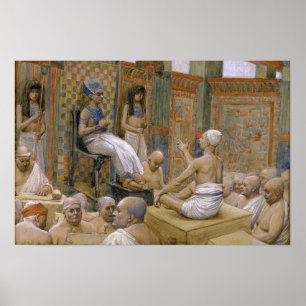 Tissot - Joseph Interprets Pharaoh's Dream Poster
