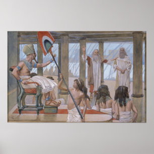 Tissot - Moses Speaks To Pharaoh 1896 Poster