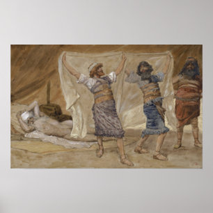 Tissot - Noah's Drunkenness 1896 Poster