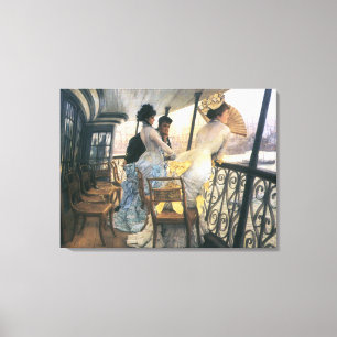 Tissot: The Gallery of the H.M.S. Calcutta Canvas Print