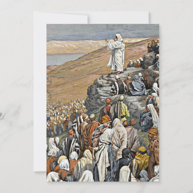 Tissot - The Sermon on the Mount Holiday Card (Front)