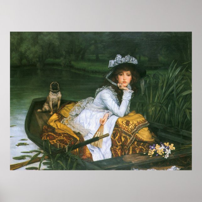 Tissot: Young Lady in a Boat Poster (Front)
