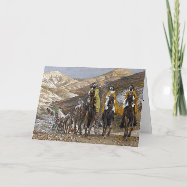 Tissot's "The Magi Journeying" Card (Front)