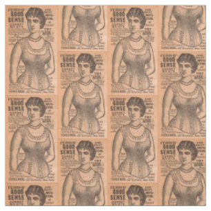 Tissu 1880s Ferris Common Sense Corsets et impression