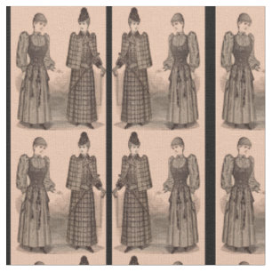 Tissu 1895 Empreinte détentrice femme manteau et tenue i