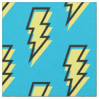 1980/1990 Neon Blue Yellow Lightning Motif