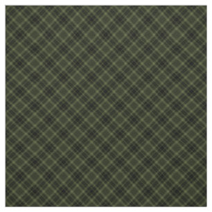 Tissu 90's Esplanté Grunge noir Khaki Motif vert