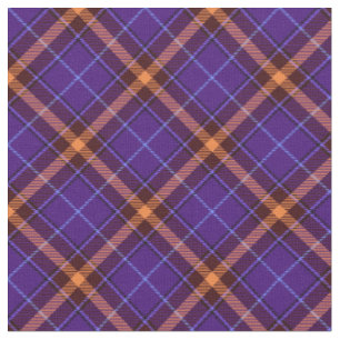 Tissu 90s Inspiré Plaid Motif Abstrait Grunge Purple