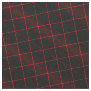 Tissu 90s Inspiré Plaid Motif Grunge rouge noir Ombre