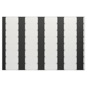 Tissu à franges personnalisées noir et blanc
