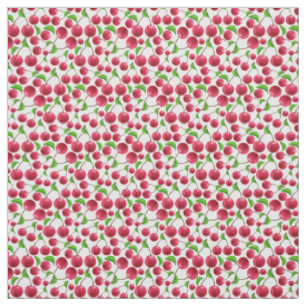 Tissu à motif cerises rétro vintage Cerises