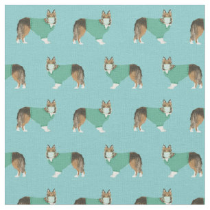 Tissu Abri de chien dans les gommes