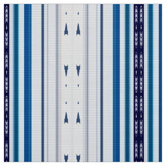 Tissu Abstract Symphony in Blue 5 (Vertical Lines)