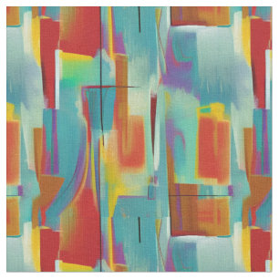 Tissu Abstrait au milieu du siècle
