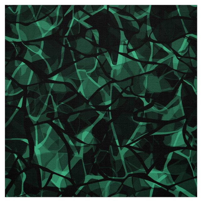 Tissu abstrait vert (Échantillon)