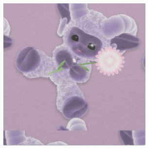 Tissu Adorable Baby Plush Toy Ram Country Plum Purple