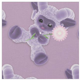Tissu Adorable Baby Plush Toy Ram Country Plum Purple