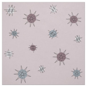 Tissu Âge atomique Starburst Planètes Lumière violet