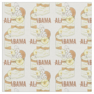 Tissu Alabama Southern Banana Pudding Dessert Foodie AL