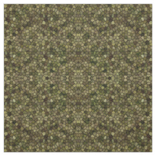 Tissu Algues et palourdes à genêts Terrazo Patt
