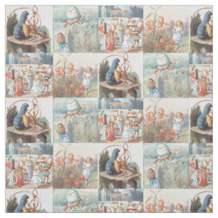 Tissu Alice au pays des merveilles et à travers le verre