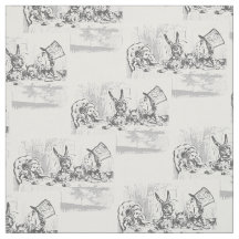 Alice vintage au Wonderland Tea Party Fabric