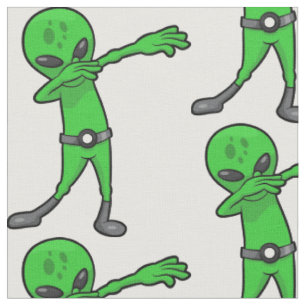 Tissu alien halloween dabbing