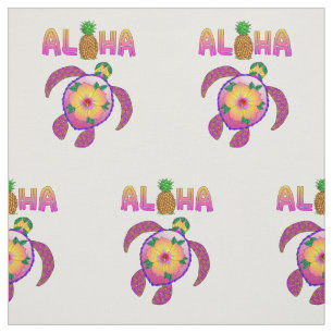 Tissu Aloha Hawaiian Honu Turtle
